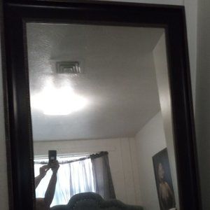 Large Wall/Dresser Mirror (wood)